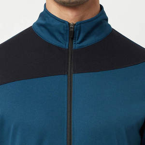 2025 hiver tendance fermeture éclair hommes coton survêtements tailles confortables motif solide imprimé Logo écologique grande taille ensembles - Product Image 5