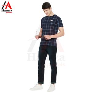 T-shirt pour homme de qualité supérieure, motif lettres, col rond, couleur personnalisée, manches courtes, 100% coton, 180 GSM, respirant, de haute qualité, en laine peignée - Product Image 2