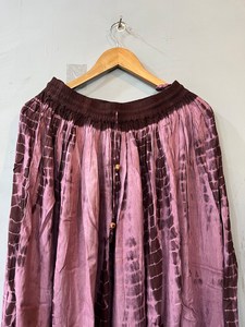 2024 Fabricación Multi Color Tie Dyed Falda larga Mujeres Wrap Falda para verano Diseñador Vestido de mujer - Product Image 2