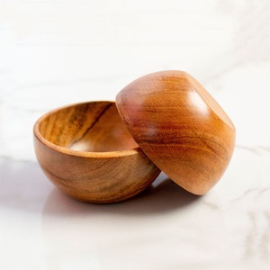 Sustainable kitchen <b>soup</b> <b>bowl</b> set good quality natural wooden serving dining <b>bowls</b> wholesale - Product Image 6