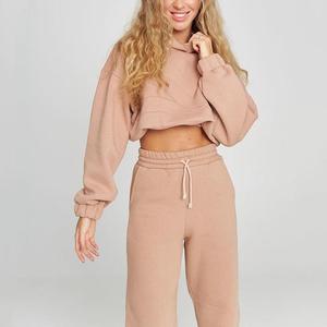 Conjunto de sudadera de yoga para mujer, conjunto de Sudadera con capucha y Jogger de dos piezas, jersey de entrenamiento de gimnasio - Product Image 2