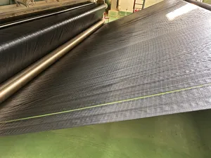 Geotêxtil tecido fio plano de plástico de venda quente preço preferencial de fábrica