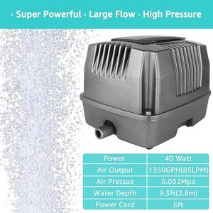 Pompa udara akuarium Resun Koi, tingkat aliran besar kualitas tinggi - Product Image 3