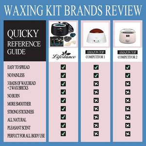 Lifestance ชุดเครื่องทำแว็กซ์แบบมืออาชีพสำหรับกำจัดขนเมล็ดแว็กซ์ - Product Image 4