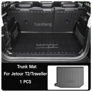 Tappetino per Auto Impermeabile 3D in TPE Nero Spessore 5mm per Traveller T2 <span class=keywords><strong>2023</strong></span>- Accessori Interni Rivestimento Bagagliaio Posteriore - Product Image 2