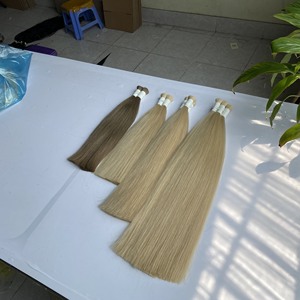 Vente en gros 100% cheveux indiens bruts, en vrac, fournisseurs de cheveux non traités, paquets vierges en vrac, Extension de cheveux humains doublement tirés - Product Image 3