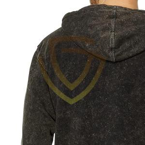 Chándal Personalizado con Lavado Ácido para Hombre, 100% Algodón, Cuello con Capucha, Duradero y Moderno para Invierno, Venta al por Mayor OEM - Product Image 3