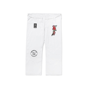 Pré-rétréci 100 pour cent coton BJJ Gi Jiu Jitsu brésilien Ripstop MMA Gear Logo personnalisé sublimé Judo porter Service OEM - Product Image 3