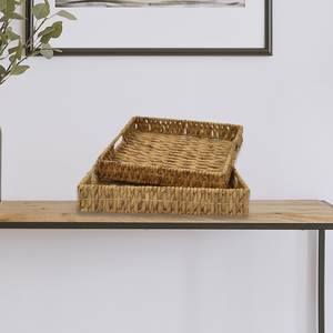 ถาดรองน้ำผักตบชวาเป็นมิตรต่อสิ่งแวดล้อมแบบเวียดนามถาดเก็บอาหารแบบมือจับสำหรับร้านอาหารของตกแต่งบ้าน - Product Image 4