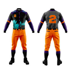 ¡Novedad de 2025! Uniformes de béisbol transpirables de alta calidad, conjuntos de manga corta con servicio OEM, conjuntos de uniformes de béisbol disponibles a granel - Product Image 4