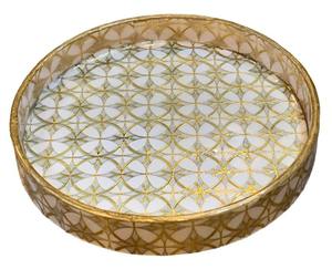 Plateau de service en bois émaillé de style décoratif, décoration de cuisine tendance pour table à manger, maison, restaurant, hôtel, utilisation pour le thé et le café - Product Image 3