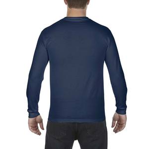 เสื้อแขนยาวคอลูกเรือผ้าฝ้ายผู้ชายระบายอากาศ - Product Image 2