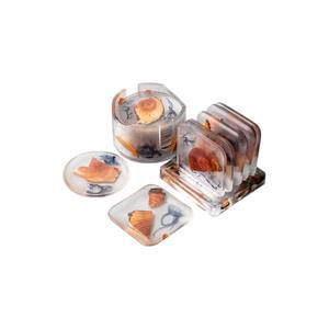 Handmade Rustic Wooden Coaster Decorative Drink <b>Cup</b> <b>Mats</b> OEM Factory Vietnam - Product Image 6