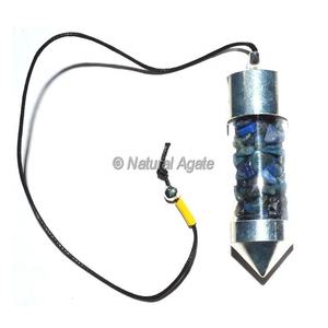 Vente en gros de pendules à sept chakras artisanaux en pierre semi-précieuse à vendre | Pendule à cage à 7 chakras pour l'artisanat de divination - Product Image 2