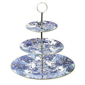 Soporte de madera multinivel DIY de alta calidad a la moda, venta de fábrica personalizada, soportes de pastel/fruta antiadherentes con Material metálico - Product Image 6