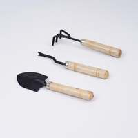 Outils de jardin rustiques industriels en cuivre, outils à main pour pépinière, manche en bois massif, métal galvanisé, accessoires de jardinage DIY de haute qualité