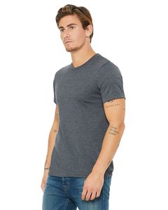 T-shirts Bella Canvas Heather, col rond, unis, doux, unisexes, en tissu tri-mélange - Product Image 3