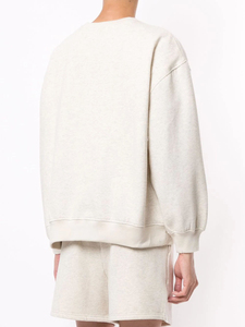 Vente en gros de sweatshirt décontracté pour hommes qualité OEM sweat lourd polyester coton pull simple décontracté sweatshirt - Product Image 2