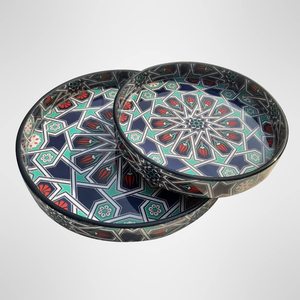 Plateau de service en bois décoratif personnalisé fait à la main accessoires de table imprimés personnalisés pour la restauration en vrac - Product Image 6