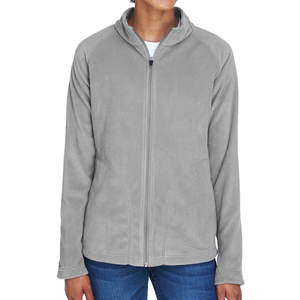 เสื้อแจ็คเก็ตบอมเบอร์ผู้หญิงแบบมีซิปเต็มตัว ผ้าควิลท์แบบกลับด้านได้ ผ้าไมโครฟลีซ สำหรับฤดูหนาว ผ้าฝ้าย 100% สีชมพูพาสเทล ผ้าฟลีซเนื้อนุ่ม - Product Image 4