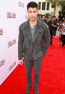 VESTE EN CUIR NICK JONAS - Product Image 1