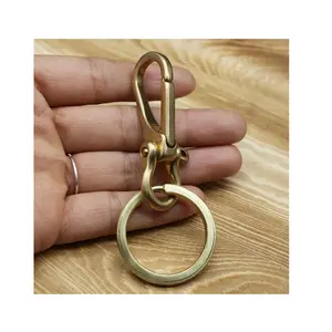 Single Design Key Holder Light Weight Decorative Brass Metal Design Key Ring Best Different Shapes Key Chain At Bulk Price
