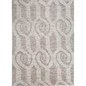 Alfombras de Lana Anudadas a Mano con Diseño Geométrico Rojo Naranja Thyme, Rectangulares de 9x12, Tipo Rompecabezas, para Entrada, Pasillo, Hogar, para Adolescentes - Modelo - Product Image 1