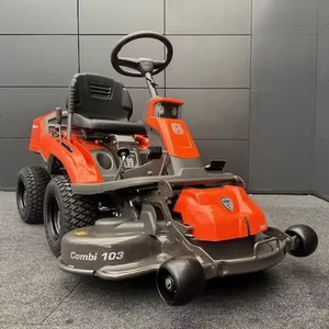 เครื่องตัดหญ้า Husqvarna Rider R216TC AWD แบบนั่งขับ ขนาด 103 ซม. ระบบขับเคลื่อน 4 ล้อ พวงมาลัยแบบ Articulated พร้อมแท่นตัดด้านหน้า ขายโดยผู้จัดจำหน่ายเครื่องตัดหญ้าแบบนั่งขับสำหรับส่งออก - Product Image 1