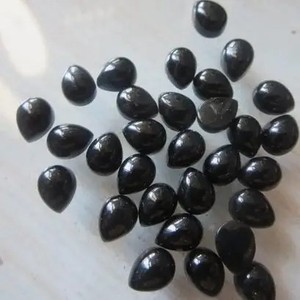 4mm 6mm Natural <b>Black</b> <b>Onyx</b> Pear Flat Back Semi Precious Cabochon Calibrated Gemstone for Jewelry Making Necklace Ring <b>Earring</b> - Product Image 1