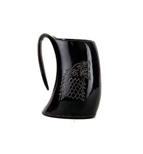 Jarra Vikinga de Cuerno de Búfalo, Ecológica, Hecha a Mano, de Inspiración Medieval, Pulida, Auténtica, para Navidad o Cumpleaños - Product Image 3