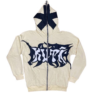 Sudadera con capucha de manga larga para hombre de forro polar lavado de algodón 100% de alta calidad con logotipo personalizado - Product Image 6