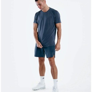 เสื้อยืดคอกลมแบบลำลองสำหรับใส่วิ่งเนื้อผ้าฝ้ายโพลีเอสเตอร์100% วิ่ง - Product Image 5