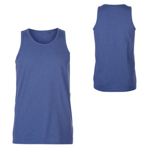 Style hommes débardeurs haut fabricant pas cher meilleur matériau débardeur marque privée votre propre Design 100% coton hommes - Product Image 2