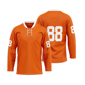 Venta al por mayor Cool Hockey Ice Hockey Jerseys Personalizado Bajo MOQ Alta Calidad Practice Ice Hockey Jerseys - Product Image 4