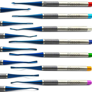 Dental Hand Scaling <b>Tools</b> Dental Gracey Curettes <b>Silicone</b> Handle Periodontal Gracey Curettes Periodontal Gracey Curettes Set - Product Image 6