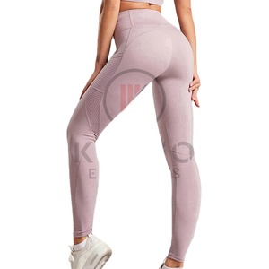Compression Tummy Control High waist <b>Pocket</b> Gym Fitness Butt Lifting Tights Seamless Yoga Pants Workout <b>Leggings</b> for Women - Product Image 1