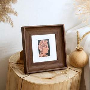 <b>Antique</b> Wooden photo <b>frame</b> artistic wood wall decor for home living room bedroom office <b>picture</b> display design - Product Image 3