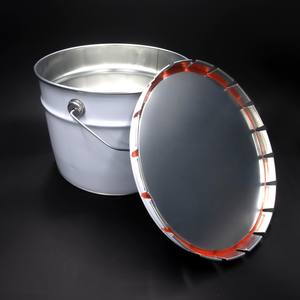 ถังทรงกรวยเหล็กเคลือบคุณภาพดีที่สุด ขนาด 305 มม. พร้อมฝาแบบมีหูจับหรือฝาแบบมีห่วงล็อค และความจุรวมตั้งแต่ 13.5 ถึง 27 ลิตร - Product Image 3