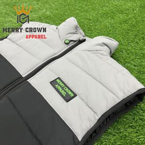 Venta al por mayor personalizada media manga hombres Puffer chaleco chaqueta de alta calidad de los hombres Puffer calefacción chaqueta de invierno - Product Image 5