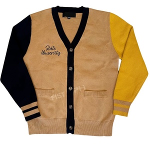 Customized Historically Black College & University Varsity <b>Cardigan</b> Premium Letterman <b>Cardigan</b> <b>Sweater</b> for University Apparel - Product Image 3