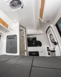 Ready for Export Fully Equipped Modern Stainless Steel Mini Caravan RV <b>Trailer</b> 4x4 Mobile Luxury Waterproof Kitchen Lightweight - Product Image 3