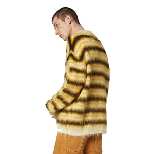 2024 Street Wear Warm Up Mohair Jersey O-Neck Maillot Mohair de haute qualité Maillot Mohair à manches longues à séchage rapide - Product Image 4