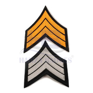 Vente en gros de chevrons d'usine uniforme de broderie de rang chevron broderie personnalisée chevrons 2025 élégant - Product Image 1