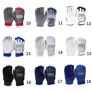 Guantes de béisbol y softbol de cuero genuino de estilo liso de alta calidad, transpirables, compatibles con pantalla táctil, servicio OEM para exteriores - Product Image 4