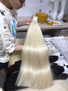 Tendance chaude pour les cheveux vierges gris ombre/#60.0 en vrac cheveux humains raides naturels du Vietnam pour les femmes noires - Product Image 4