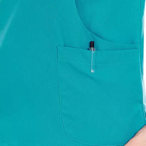 Uniforme médico personalizado de verano para mujer, tejido de LICRA, conjunto de uniforme médico para personal de Hospital, pantalón superior para uniformes de enfermería, médicos - Product Image 5