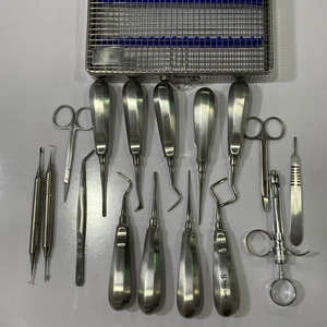 Kit Básico de Cirugía de Implantes Dentales, 17 Piezas, Instrumentos Quirúrgicos de Alta Calidad, Manual, Reutilizable, Ecológico, Odontología Alemana - Product Image 1