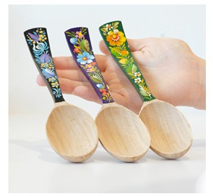 Utensilios para Ensaladas Hechos a Mano, Ecológicos, Aptos para Lavavajillas, para Cocina, Hechos en India - Product Image 5