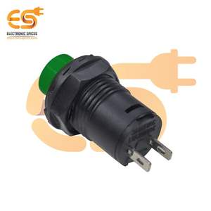 ปุ่มกดสีเขียว12มม. สวิตช์เปิดปิดระบบ3A ไฟฟ้ากระแสสลับ125V 1.5A 250V - Product Image 4
