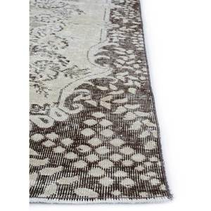 Tapis en laine noué à la main vert vintage, grand rectangle, motif floral abstrait, pour entrée de maison, salon, fait main Pae-2182 - Product Image 4